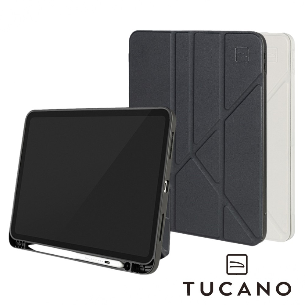 義大利TUCANO Bamboo iPad (第10代) 10.9吋 專用 多角度平板掀蓋保護殼