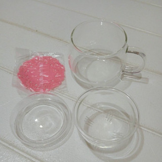 全新 現貨 加厚款 玻璃 耐熱 花茶杯 圓趣杯 四件組 泡茶杯 可過濾 帶蓋 圓潤 馬克杯 玻璃杯 泡茶 茶壺 花茶 杯