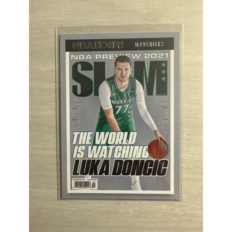 nba球員卡21-22 hoops特卡 Slam 雜誌卡 Luka Doncic