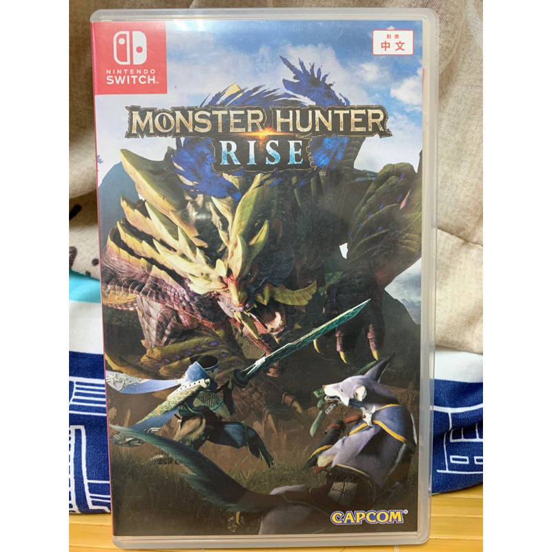 二手9.5成新 魔物獵人崛起 Monster Hunter Rise 二手遊戲片 便宜出清 低價出售 switch 遊戲