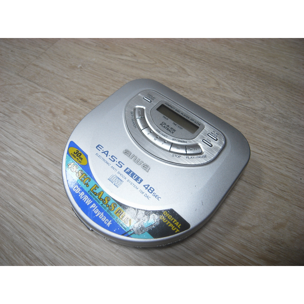 二手 故障 愛華 aiwa CD隨身聽 Xp-V714 零件機 無法讀取CD
