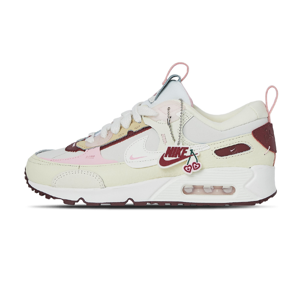 Nike Air max 90 Futura 女 粉白 情人節 限定 穿搭 愛心 運動 休閒鞋 FD4615-111