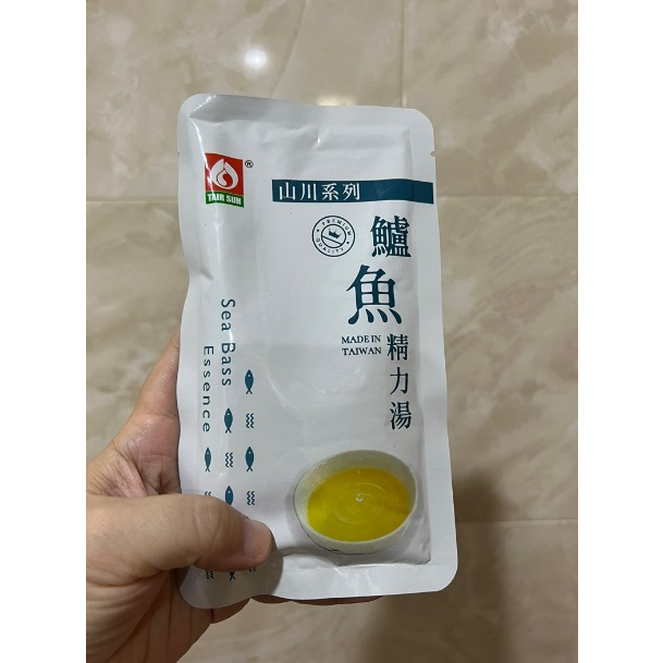 [甜手手]鱸魚精力湯 60g/包 山川系列 鱸魚湯 鱸魚精 魚精 台塑餐飲 魚湯 精力湯【Z233】雞精 精力魚湯