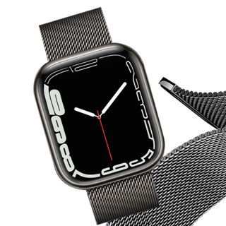 Apple watch金屬不鏽鋼錶帶 磁釦式 錶帶適用 8 7 SE 6 5 4 38 40 44 41 45