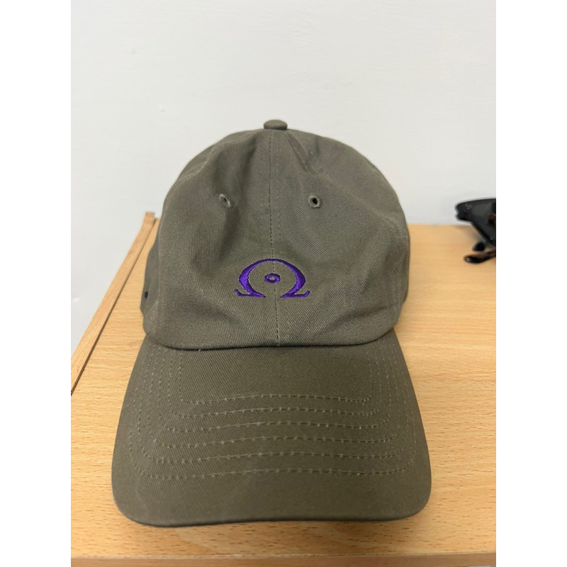 OVERLORD CAP 彎帽簷 老帽 墨綠配紫金屬質感扣環