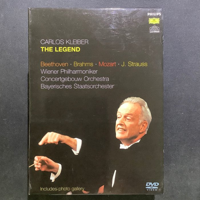 Carlos Kleiber小克萊巴的指揮藝術 DG/Philips唱片5張DVD 德國版