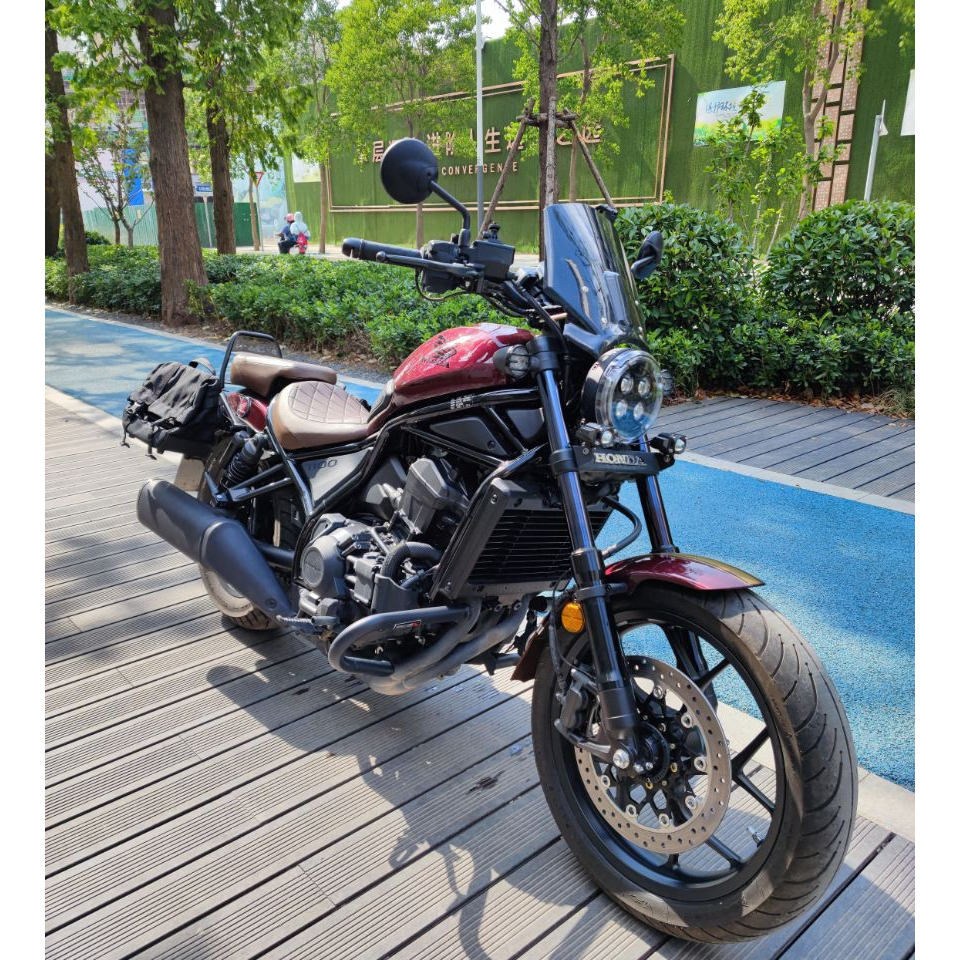 Rebel 1100T MT越野風鏡 適用於 本田 Rebel 1100T改裝加高風鏡 CMX500 日本製 Rebel