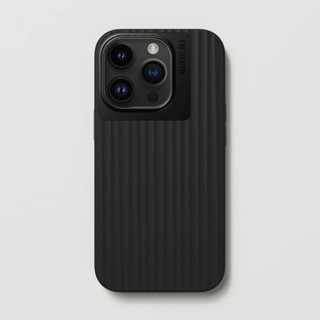 【NUDIENT北歐設計品牌】iPhone14/13/12 立體矽膠手機殼- BOLD系列/宇宙黑