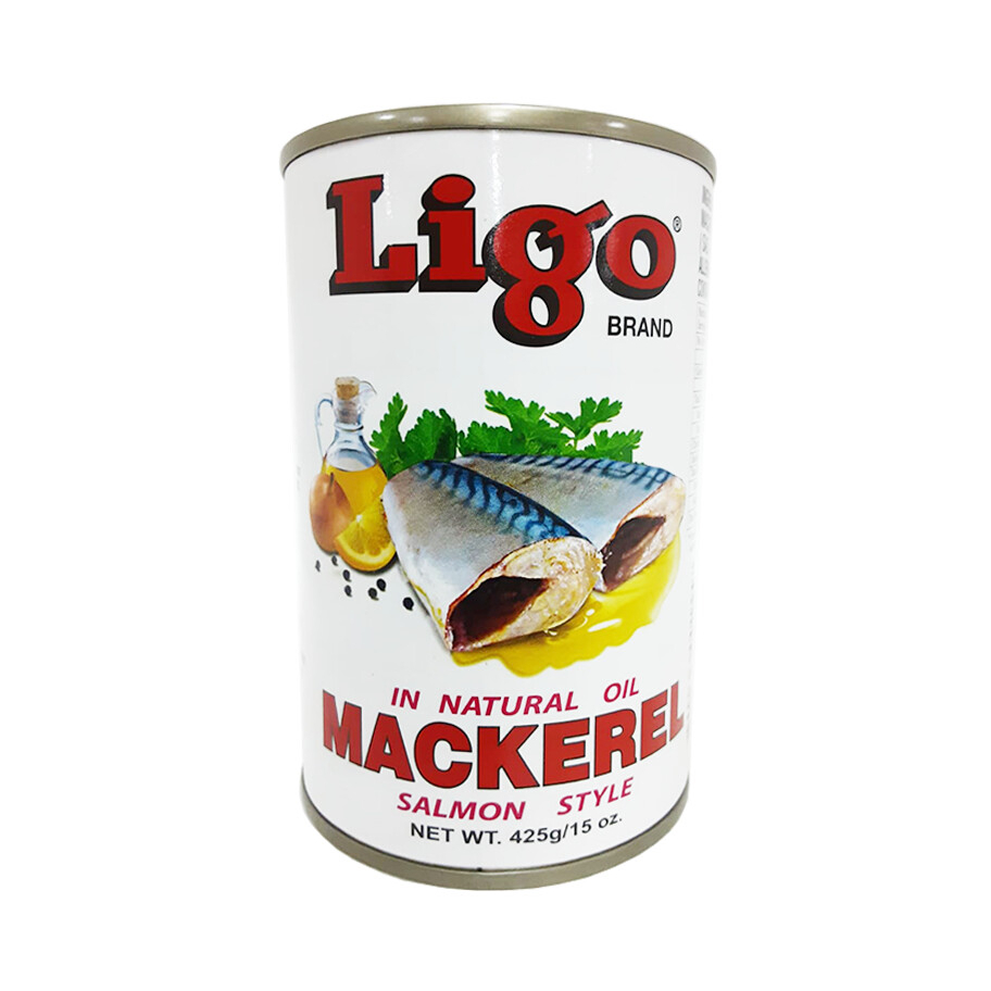 特價 菲律賓 Ligo 油漬 鯖魚 罐頭 Mackerel Salmon Style 155g