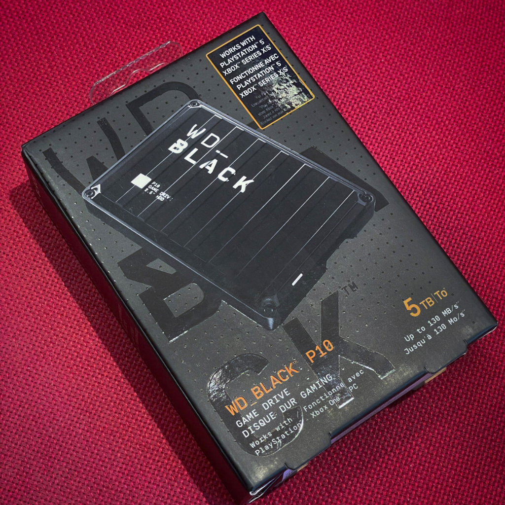 WD_BLACK P10 Game Drive 2.5吋 5TB 黑標 電競行動 外接硬碟 代理商公司貨