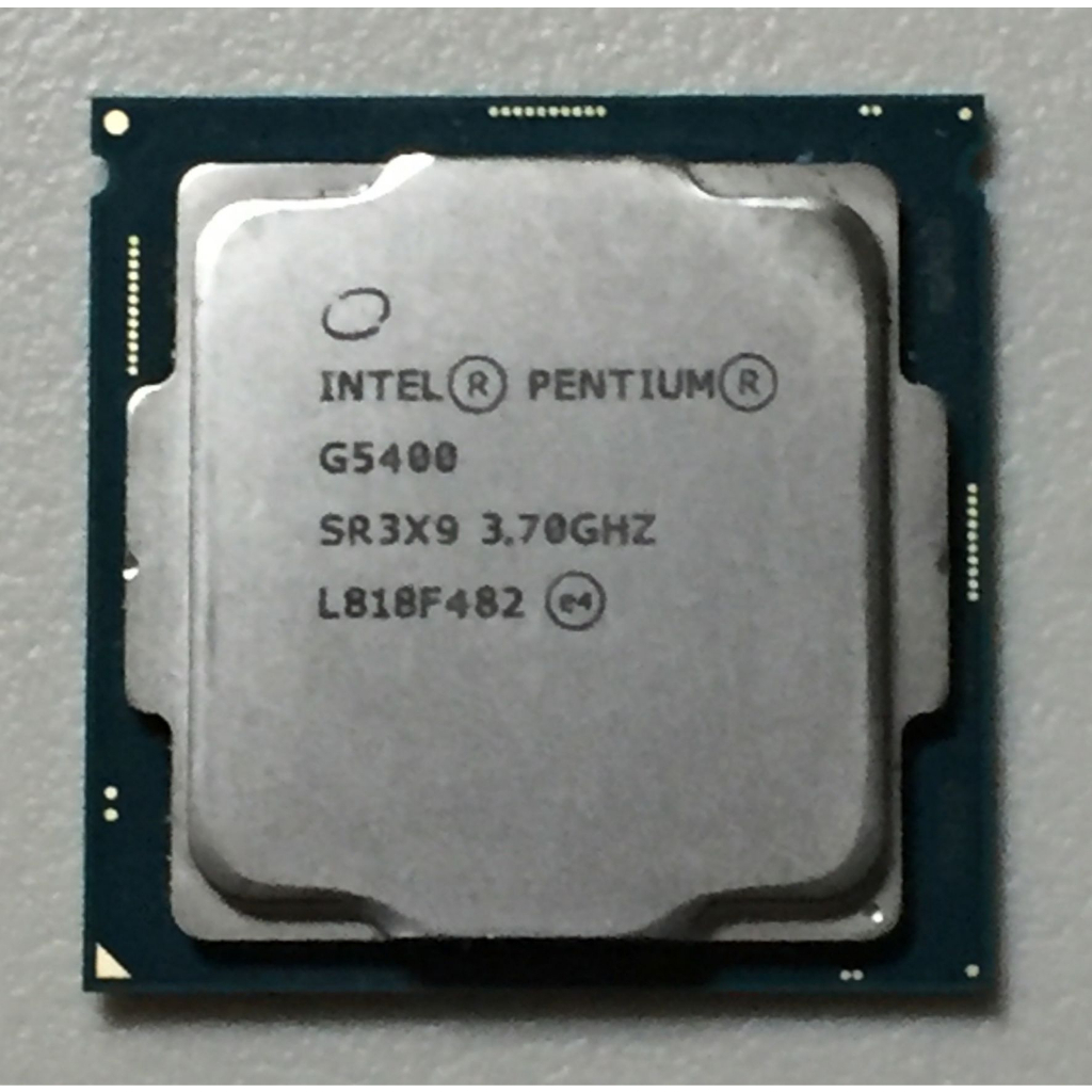 Intel 8代CPU Pentium Gold G5400 (8代-2核4緒-DDR4-送風扇)