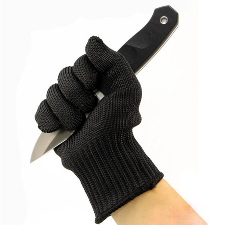 耐磨手套5級加強防割手套一雙 防刃防刀刺手套 防切割手套不銹鋼絲手套