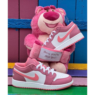 {OGC} NIKE AIR JORDAN 1 LOW GS DESERT BERRY 熊爆哥553560-616