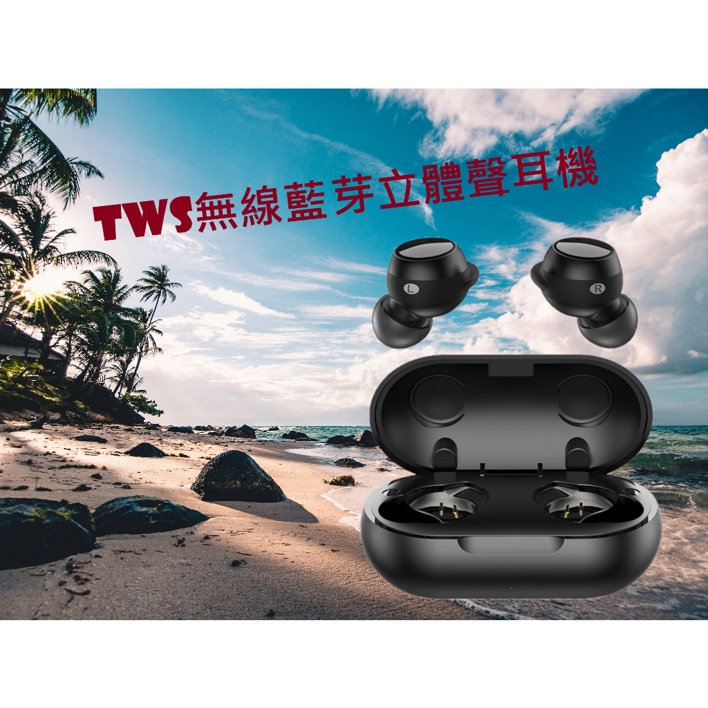 🔊TWS-22無線藍芽立體聲耳機 最高等級IPX7級防水防汗 TYPE-C快充盒🔊