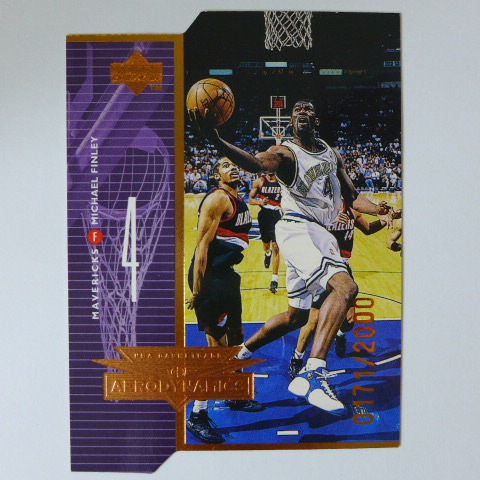 ~ Michael Finley ~NBA球星/麥可·芬利 1998年UD.限量切割特殊卡