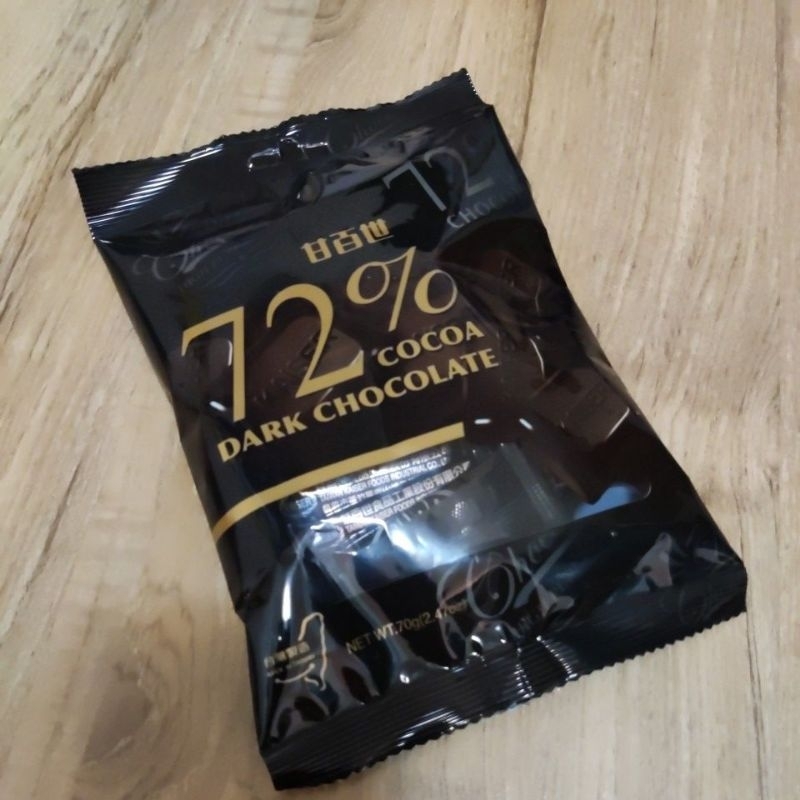 甘百世72%黑巧克力
