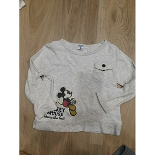 日本阿卡將帶回 兒童 女童 男童 米奇Mickey 110 cm 長袖上衣