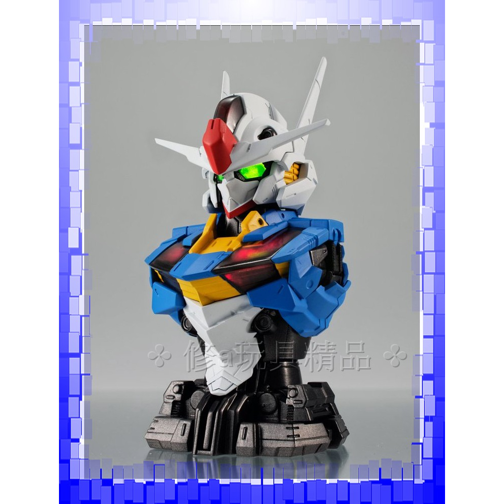 日版 正版 BANDAI 機動戰士鋼彈胸像03風靈 全3款 鋼彈 水星的魔女 水星魔女 風靈