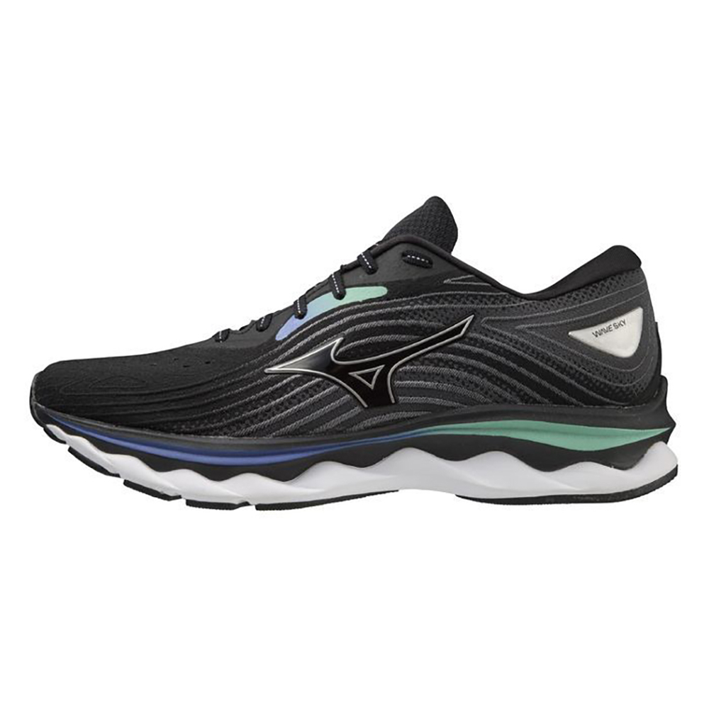 MIZUNO 慢跑鞋 運動鞋 SKY 男 J1GC220255 黑色