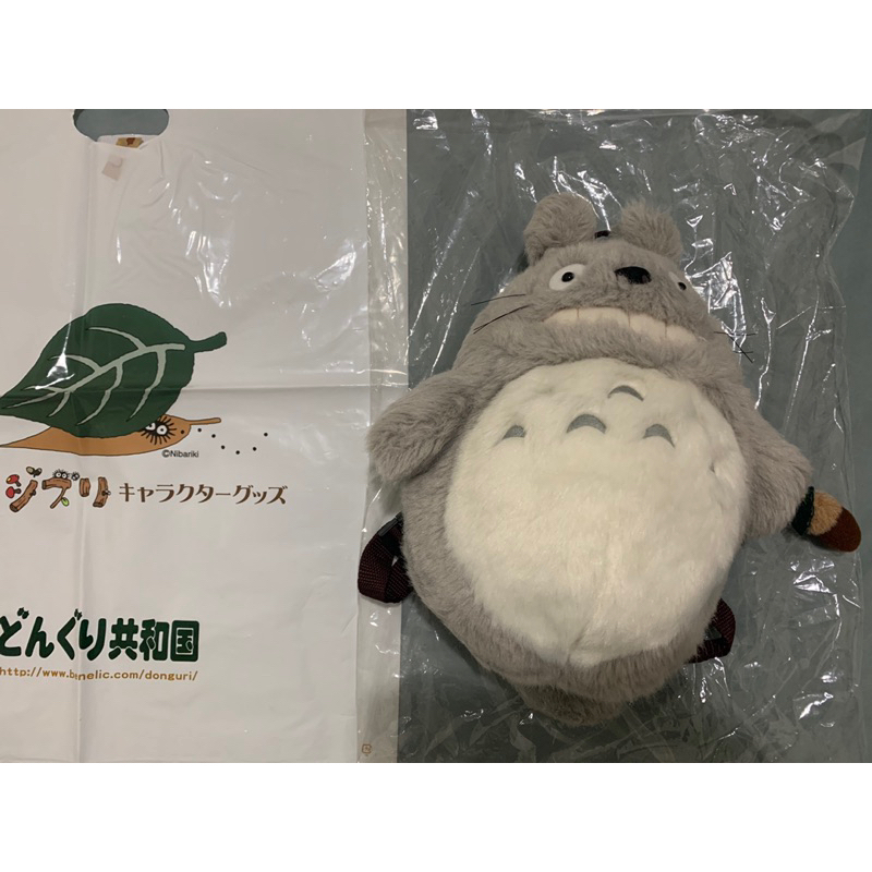 近全新 正版 日本帶回 宮崎駿 大龍貓造型背包 吉卜力 橡果子共和國 トトロ　雙肩背包 兒童背包