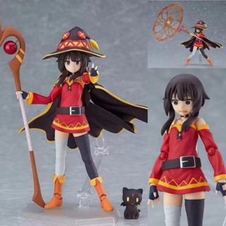 【伊人優選】動漫 為美好的世界獻上祝福 figma407# 惠惠 關節可動模型擺件手辦