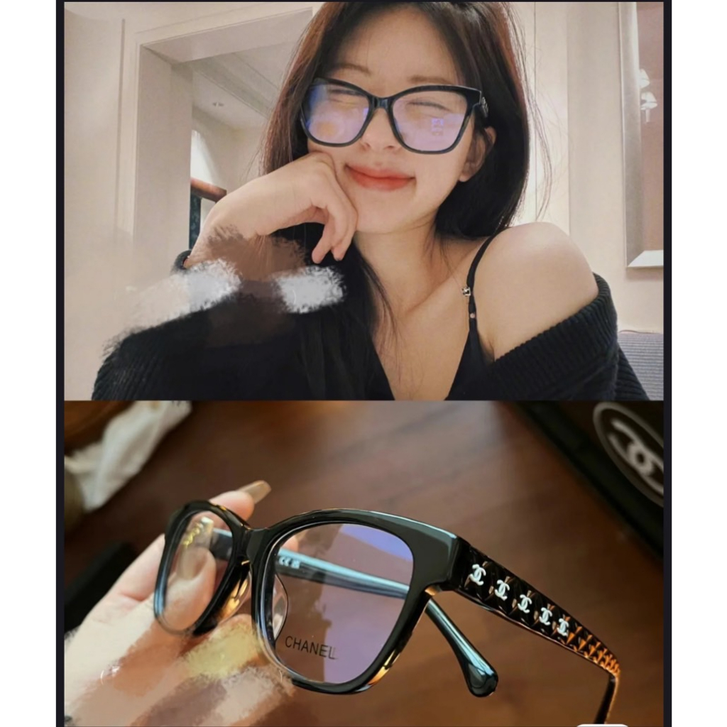 【預購】麗睛眼鏡Chanel【可刷卡分期】香奈兒 CH3442 黑白色 光學眼鏡 精品眼鏡 小香眼鏡 香奈兒熱賣款 小香