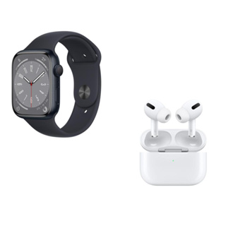 Apple Watch Series8 45mm GPS版+AirpodsPro 第1代 組合