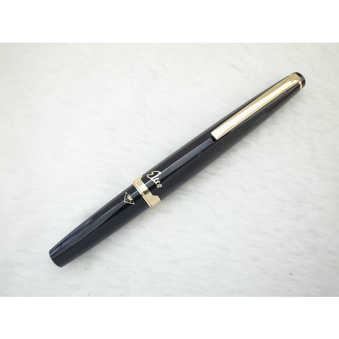 A560 1970s 百樂 日本製 黑桿短鋼筆 18k 極細尖(標準桿)