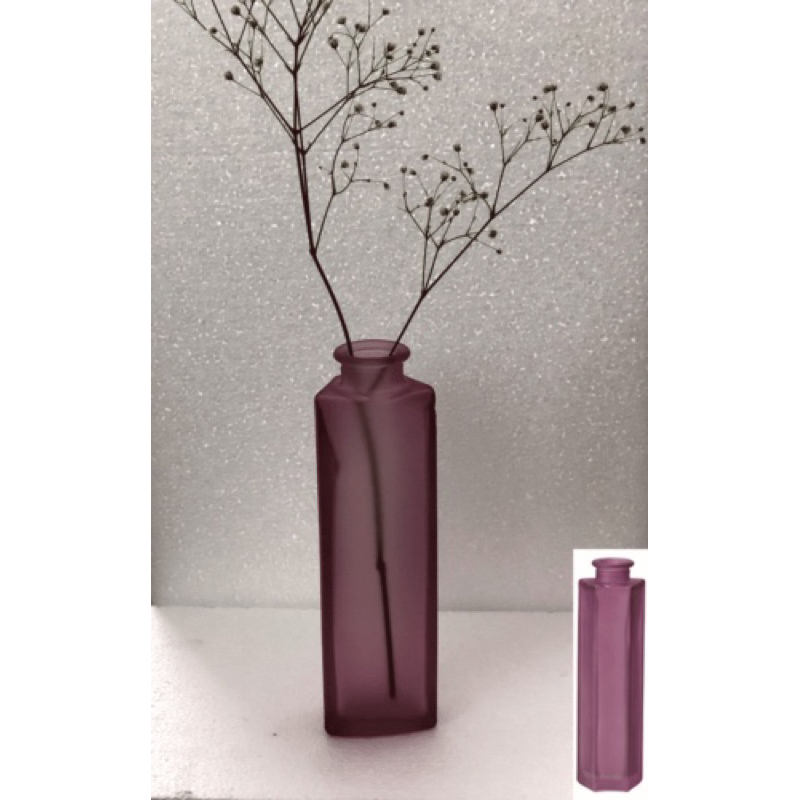 絕版ikea玻璃花瓶 三入一組 粉紫色 1990s
