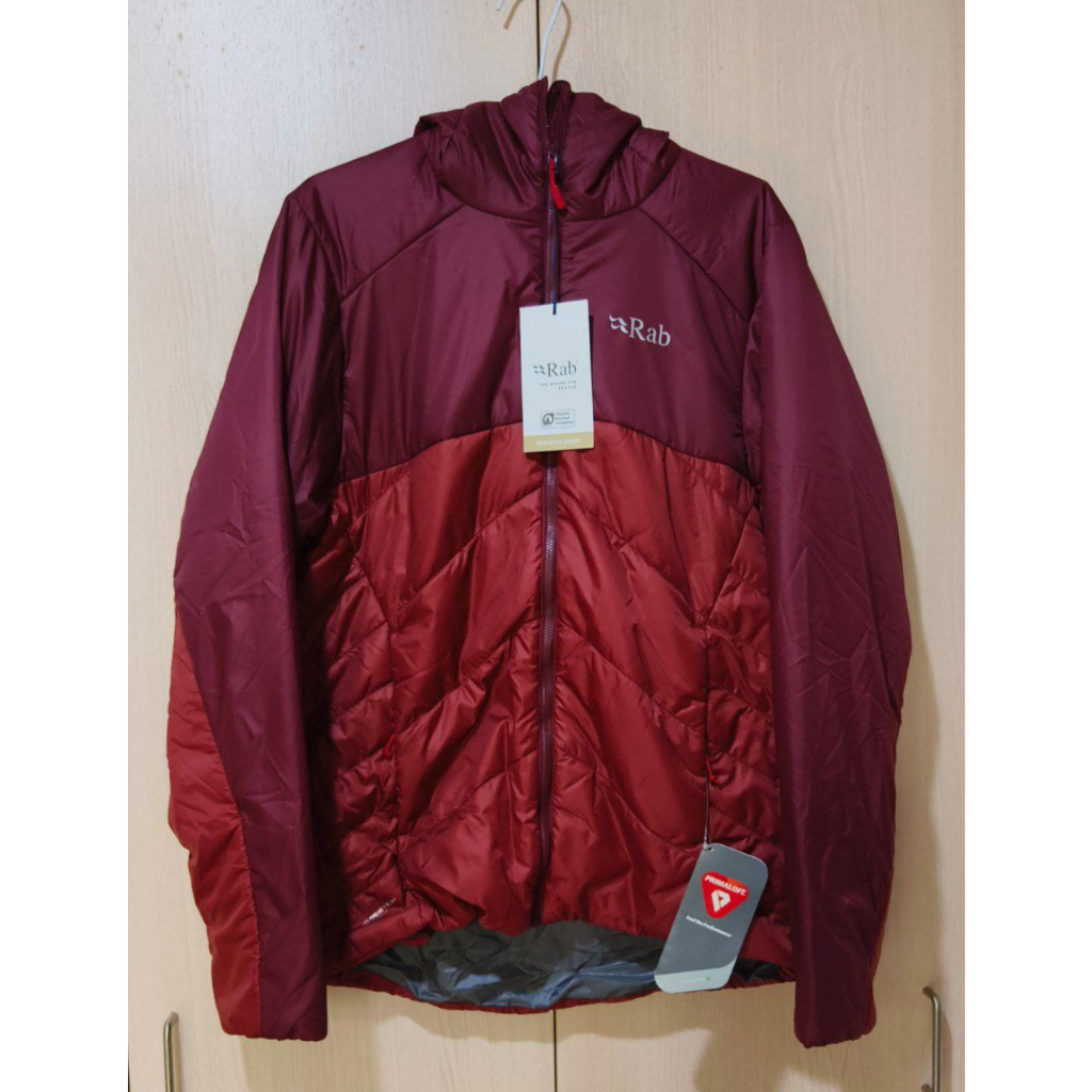 全新 英國 Rab Xenon 2.0 男款 Primaloft 化纖 保暖 防風 M 夾克 Pertex