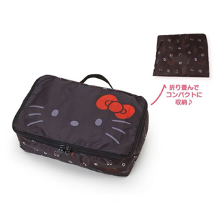 日本三麗鷗 hello Kitty可折疊旅行袋/收納包/折疊包