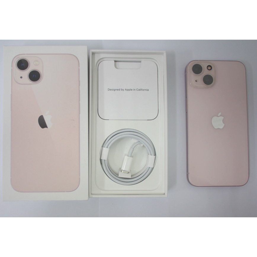 [崴勝3C] 二手九成新 89% Apple iPhone 13 128G 6.1吋 128GB 粉色