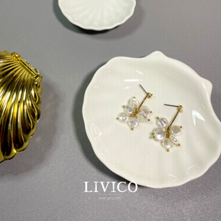LIVICô 珍珠耳環 耳環推薦品牌 日系耳環 現貨