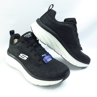 Skechers D LUX WALKER 女款 運動鞋 149815BLK 休閒鞋 黑灰x白【iSport愛運動】