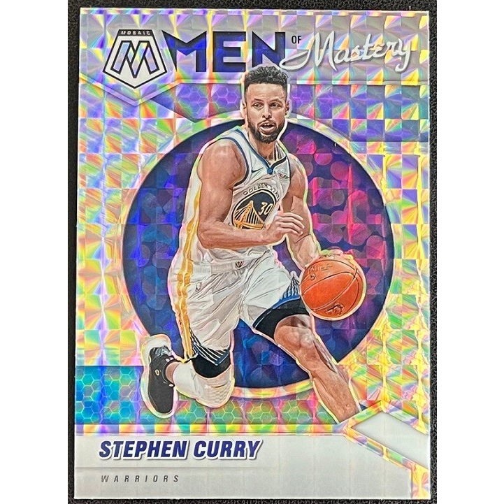 NBA球員卡 Stephen Curry 2020-21 Mosaic Men of Mastery Mosaic 亮面
