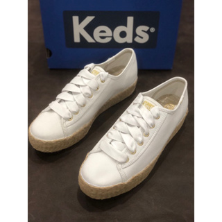 零碼特價款🉐️Keds 草編厚底休閒鞋 小白鞋