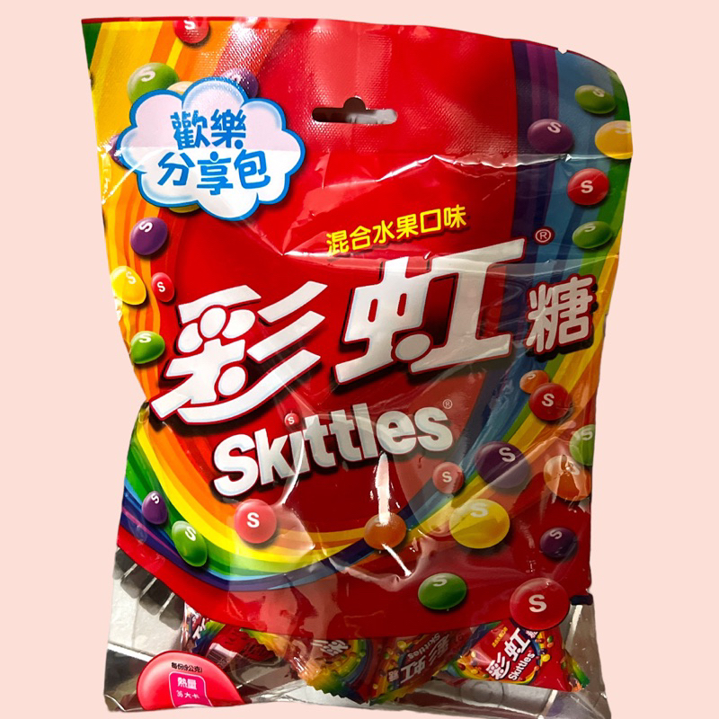 Skittles彩虹糖家庭號-混合水果口味135g 15小包