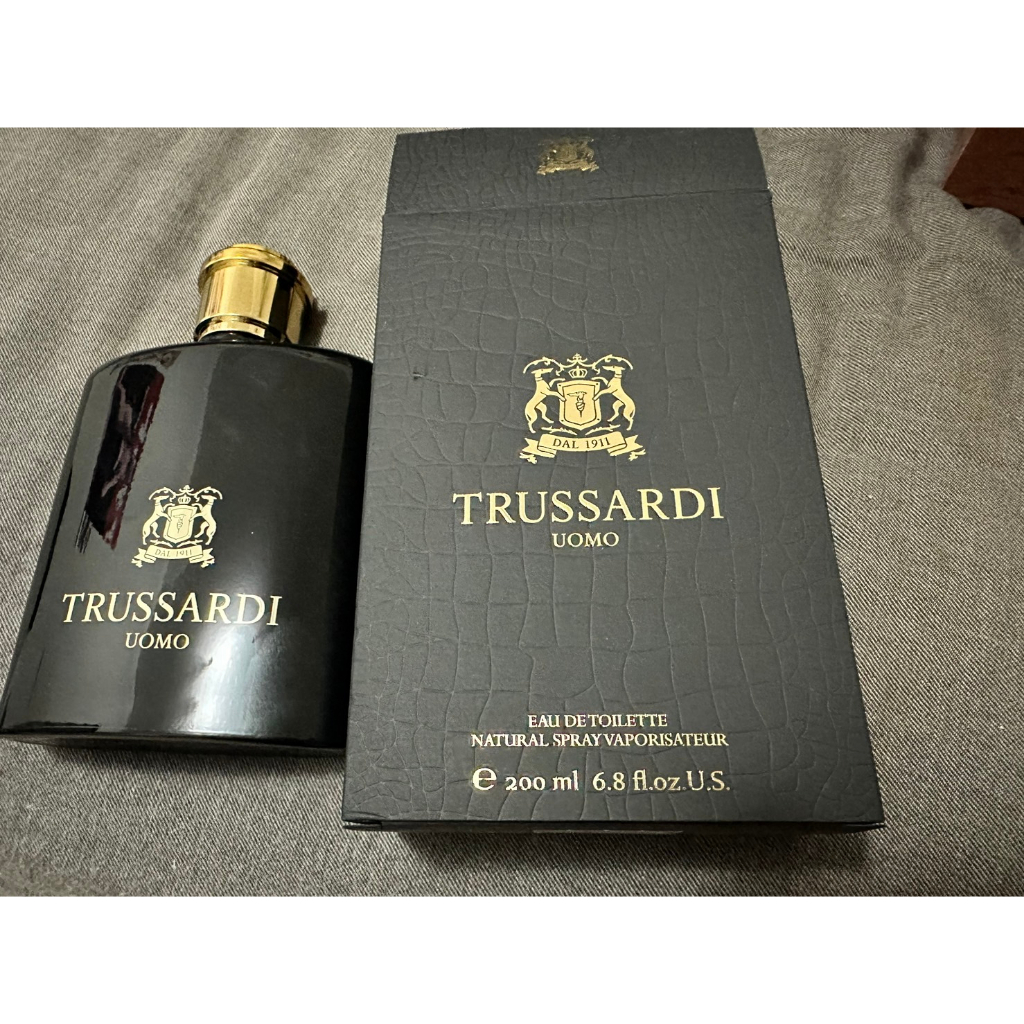 TRUSSARDI 楚沙迪 UOMO 貴族犬 百年紀念款 男性淡香水200ml