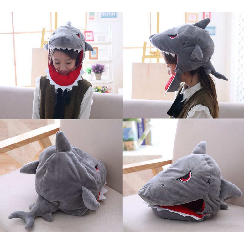 現貨台灣-鯊魚裝扮/鯊魚裝/鯊魚帽/鯊魚頭套