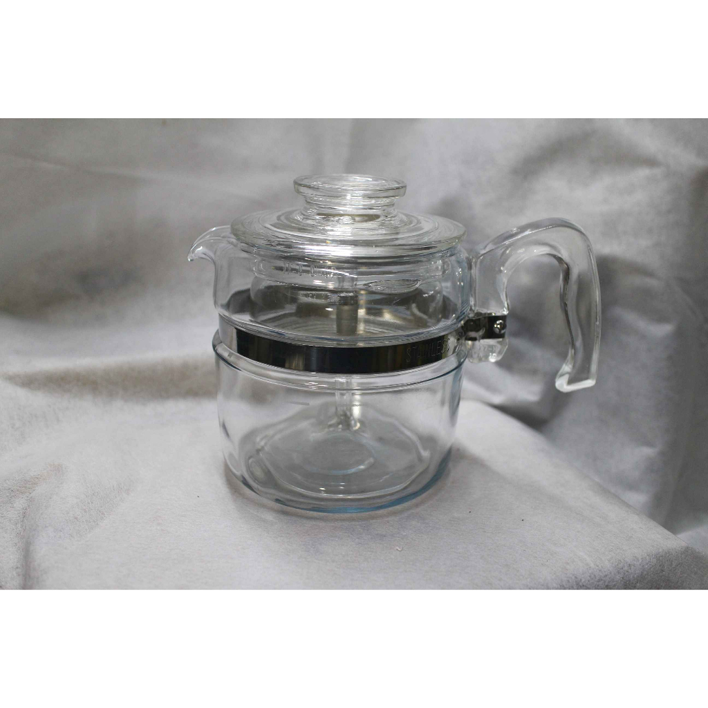 50年代美國康寧耐熱玻璃咖啡壺