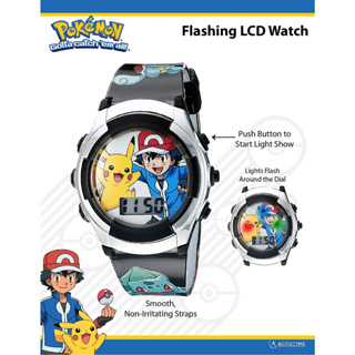 預購 會發光❤️正版❤️美國專櫃 寶可夢 POKEMON 皮卡丘 男童 兒童 學習手錶 電子手錶 手錶 錶