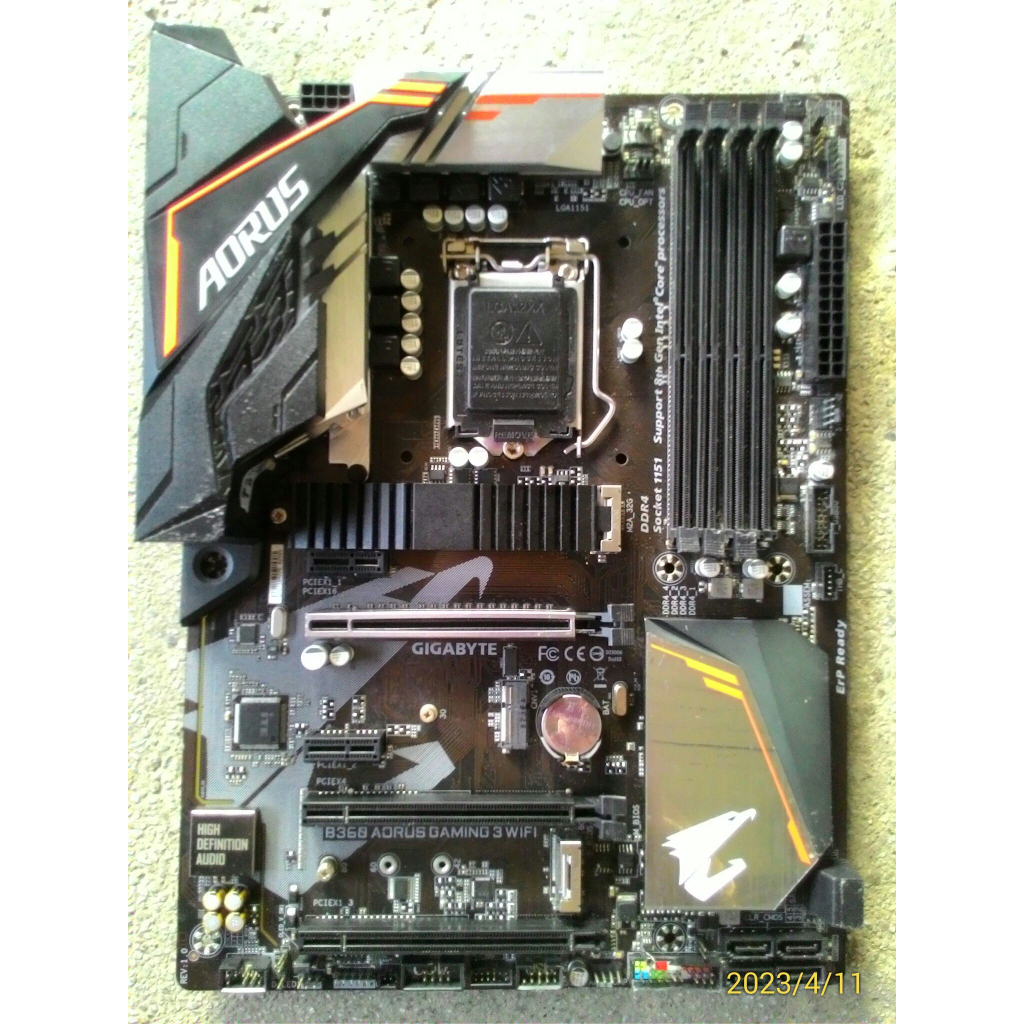 技嘉 GIGABYTE B360 AORUS GAMING 3 WIFI  LGA1151 主機板 良品