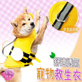 『快速發貨 滿額免運』🌱狗狗救生衣🌱泳衣 強浮力救生衣 寵物救生衣 夏季 游泳 卡通造型 中小型犬 貓 狗 夏天 救生