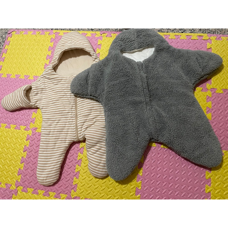海星睡袋 寶寶衣服  嬰兒衣服冬天  寶寶冬天衣服 嬰兒包巾 寶寶睡袋 嬰兒裝 新生兒衣服 派大星寶寶裝