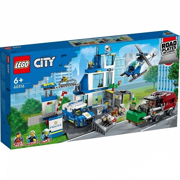 【MIKO米可手機館】樂高 LEGO 城市系列 60316 城市警察局 積木 正版 公司貨 全新