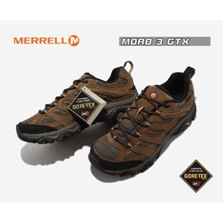 宏亮 Merrell Moab 3 Gore-Tex 防水 低筒 黃金大底 登山鞋 咖啡 男 J036257