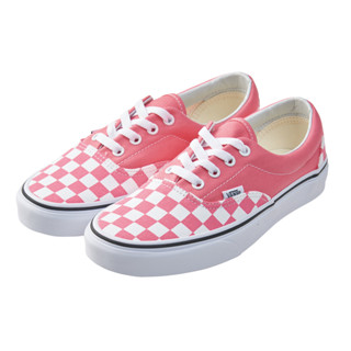 【23.5cm】 VANS Era 拼接棋盤格綁帶休閒鞋-粉色VN0A38FRVOX