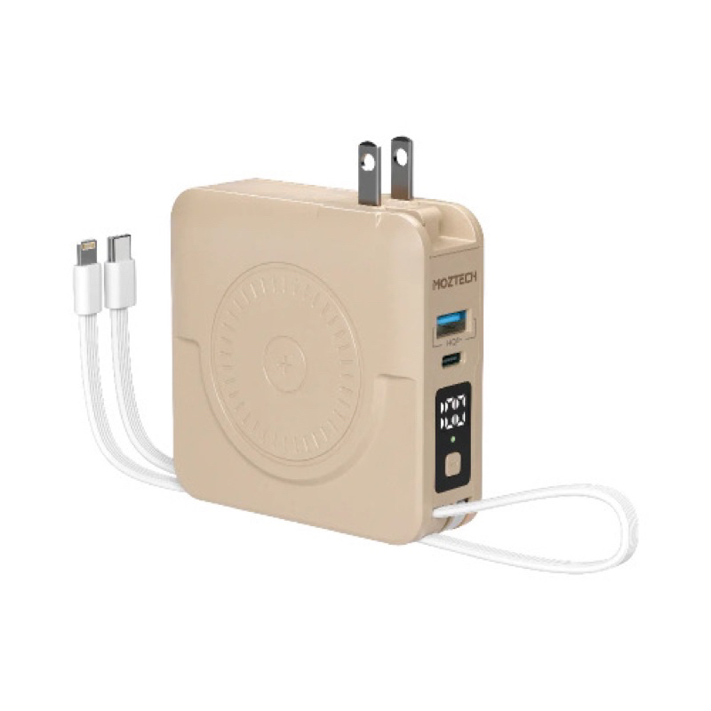 二手9成新📦《Moztech行動電源-燕麥色》
