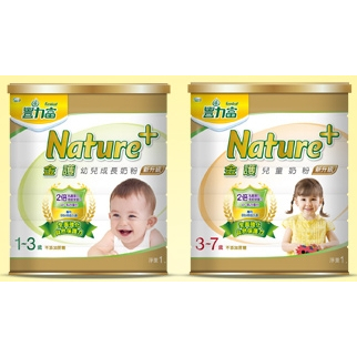 【箱購免運】豐力富 金護 nature+ 幼兒 成長1-3歲 兒童3-7歲 1500g 素食可