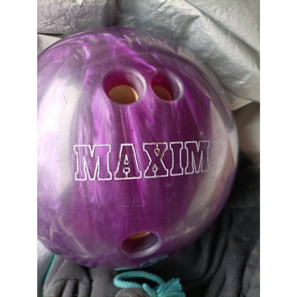 【銓芳家具】美國進口保齡球 MAXIM 保齡球 Ebonite 4319362 二手保齡球 高級保齡球 冠軍保齡球